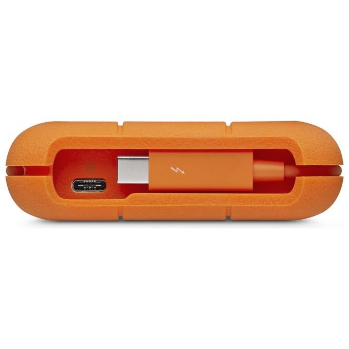 LaCie Rugged Secure Disco Rigido Esterno 2000Gb Arancione-Bianco