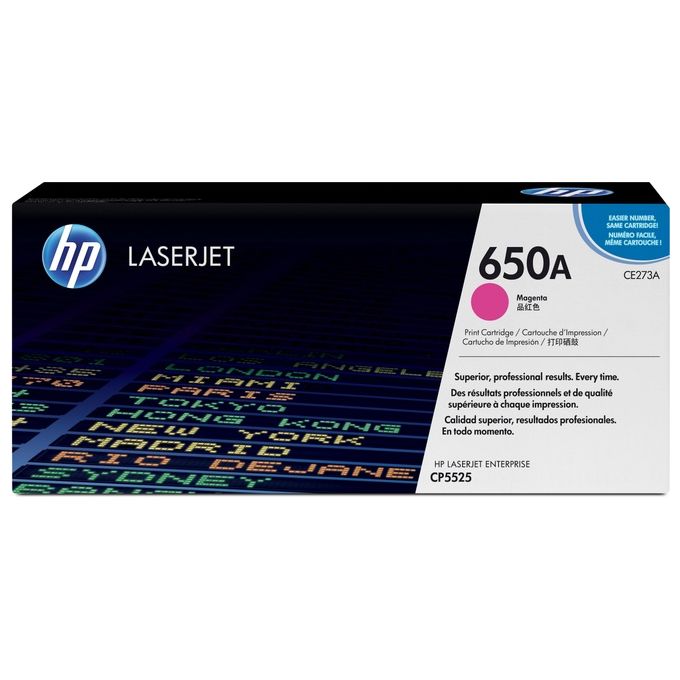 Hp toner magenta 15000 pagine per clj cp5525