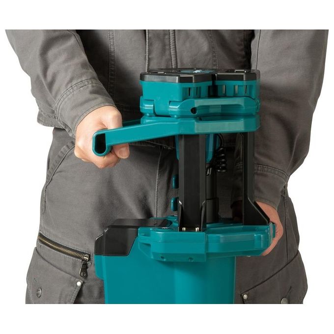 Makita DML814 Luce da Lavoro LED 3000 lm con Treppiede Regolabile colore Blu