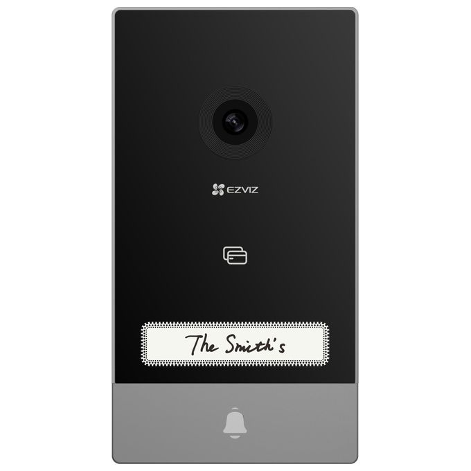 Ezviz HP7 Videocitofono Smart 2K Monitor Touch 7'' Wi-Fi Dual Band Visione Notturna Audio Bidirezionale colore Nero Argento