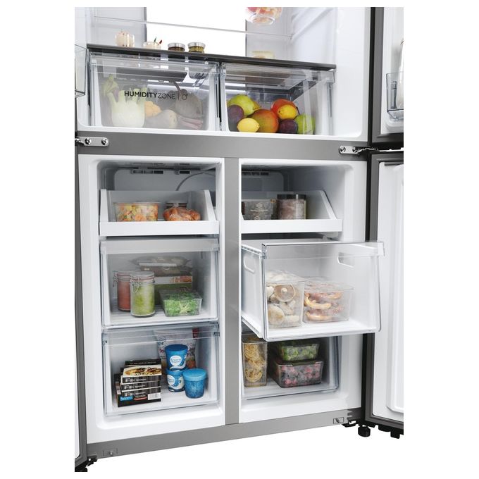 Haier HCR7818DWPT Cube 83 Serie 7 Frigorifero Multidoor 467 L 181 cm Classe D 35 dB No Frost Dispenser Acqua colore Nero