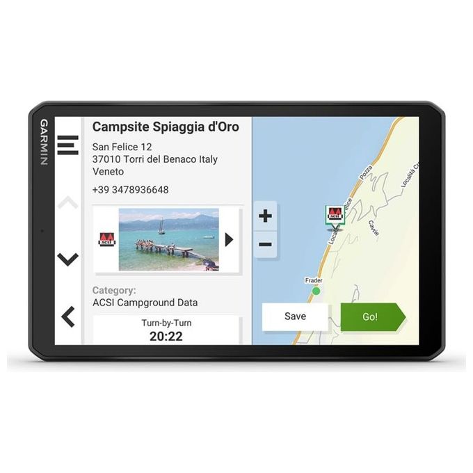 Garmin 010-02748-10 Camper 895 MT-D Navigatore Satellitare per Camper Display Touch 8 Pollici Mappe Europa e Sud Africa Wi-Fi Bluetooth colore Nero