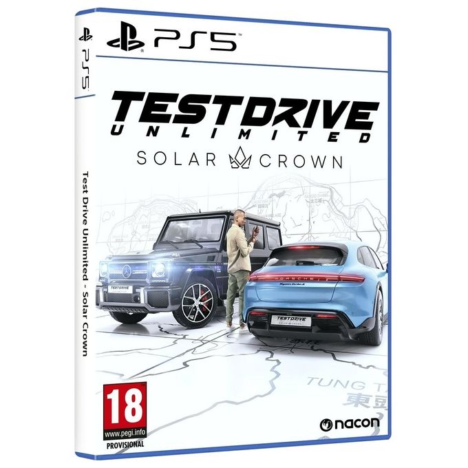 NACON 3665962025835 Test Drive Unlimited Solar Crown Videogioco per PlayStation 5 Genere Corse Sviluppatore KT Racing Data di Rilascio 2024 PEGI 18 Multigiocatore Online Fino a 16 Giocatori colore Nero