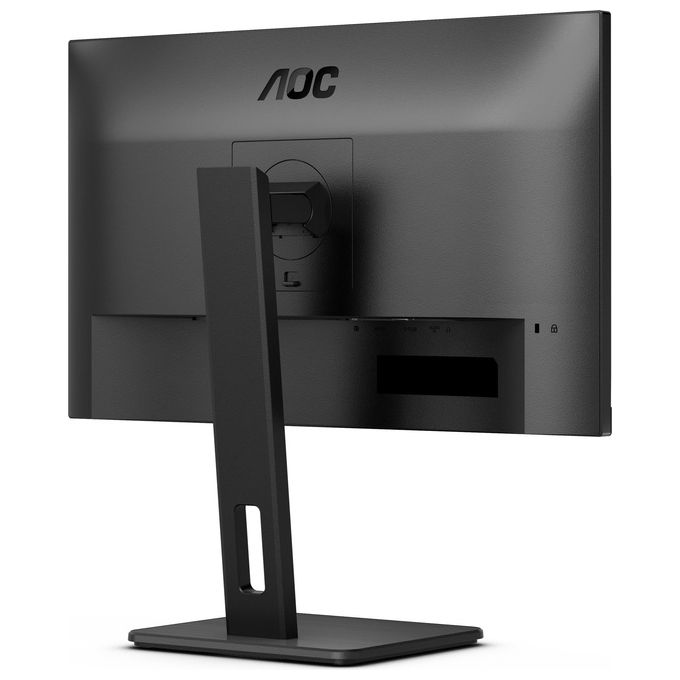AOC 24E3QAF E3 Monitor PC 23.8'' IPS Full HD 1920x1080 75Hz 4ms Flicker-Free Pivot Regolazione Altezza colore Nero