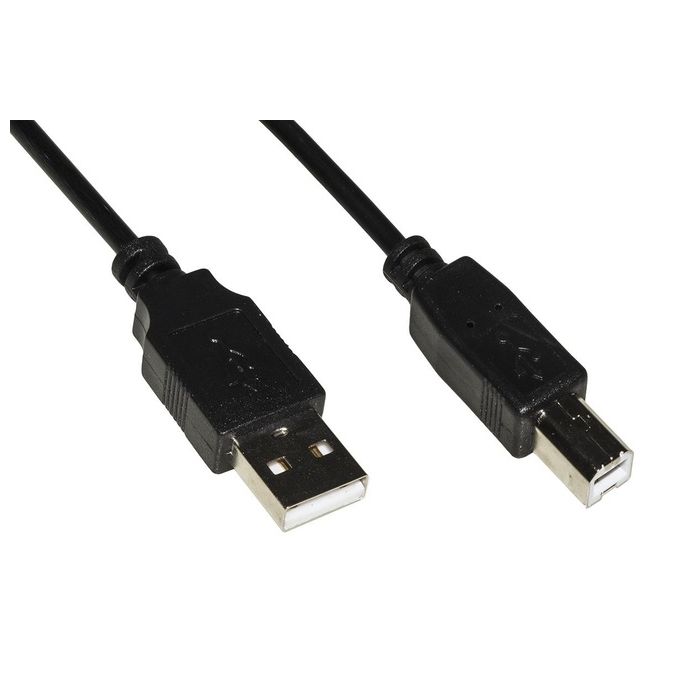 LINK cavo usb 2.0 connettori a-b in rame mt. 1,80 colore nero