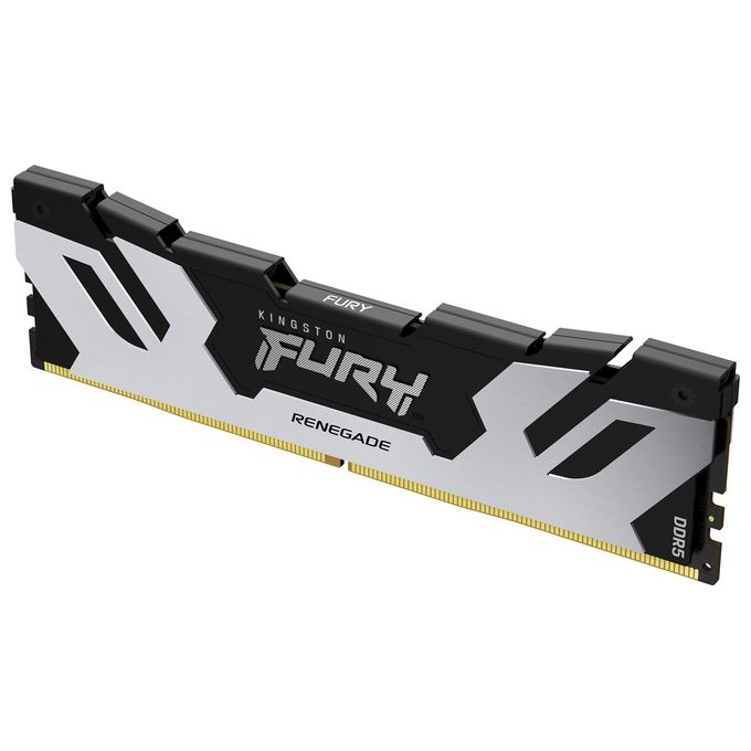 Kingston KF564C32RS-48 FURY Renegade Memoria RAM 48 GB DDR5 6400 MT-s CL32 DIMM XMP 3.0 colore Argento