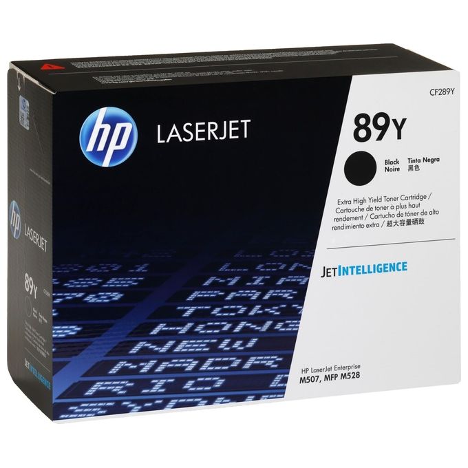 HP CF289Y 89Y Toner Alta Capacita' Originale LaserJet Enterprise M507 M528 20000 pagine colore Nero