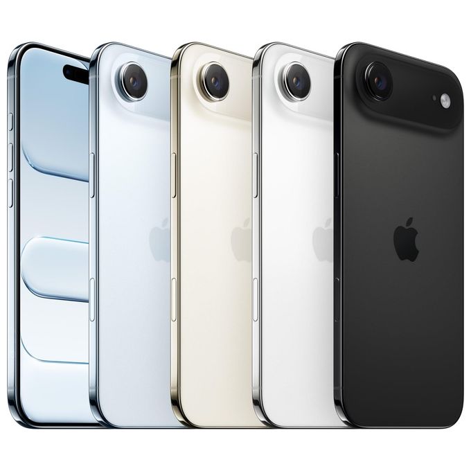 Apple MG2M4QL-A iPhone Air Smartphone 5G 6,5'' 256GB A19 Pro 48MP iOS 26 colore Bianco Nuvola