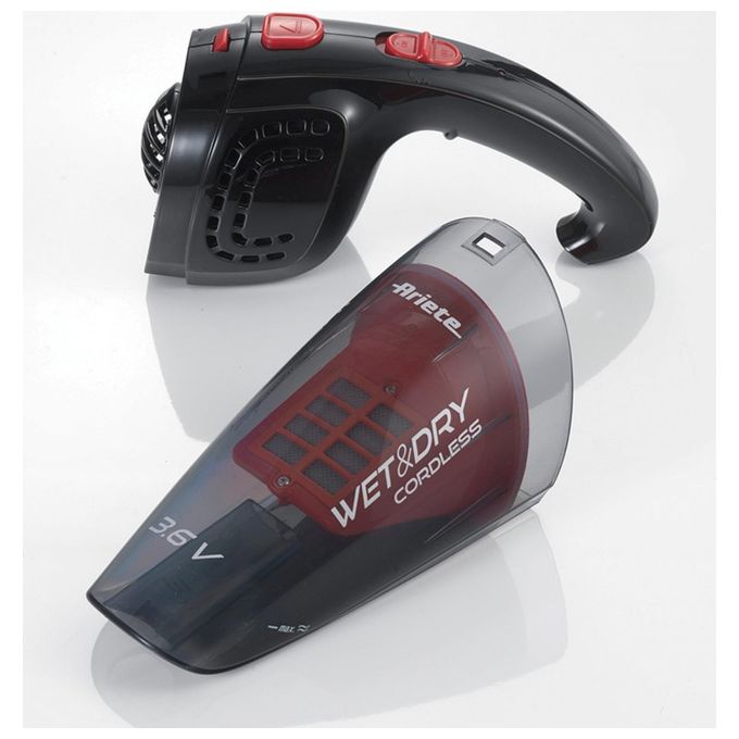 Ariete 2474 Wet and Dry Cordless Aspirapolvere Nero-Viola
