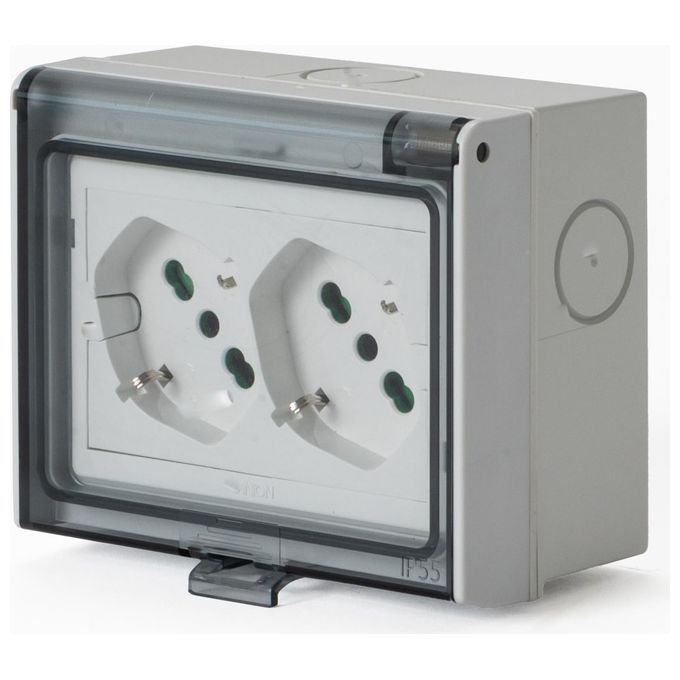 Fanton 421021par Multipresa Opera Plus Ip55 con Scatola
