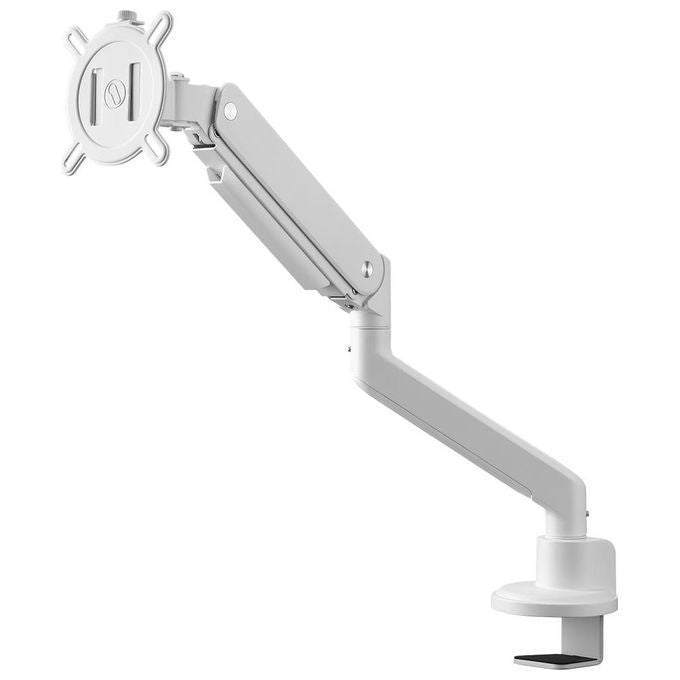 One For All DM4120 Solid Supporto per Monitor 13'' 35'' VESA 75 100 10 Kg Regolazione Altezza Rotazione 360° Inclinazione colore Bianco