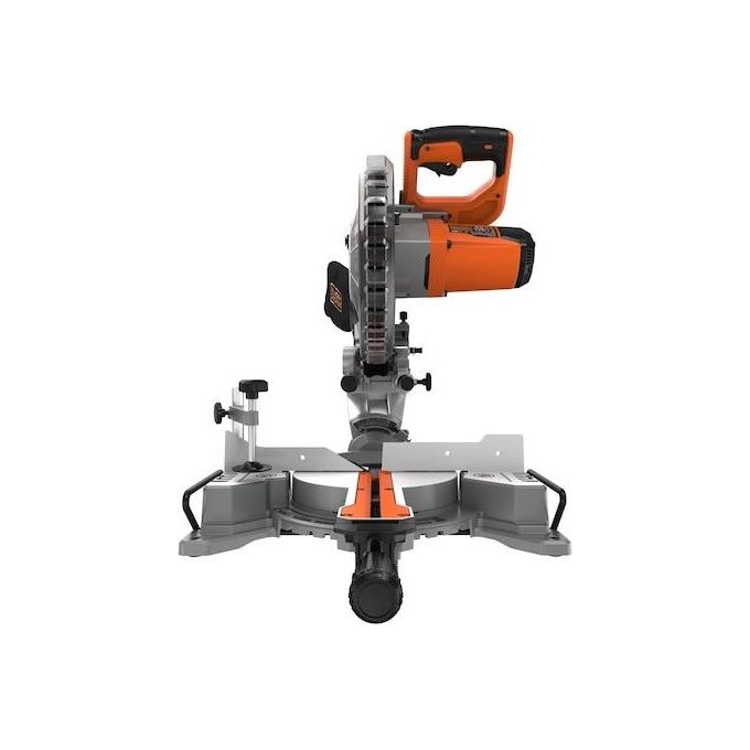 Black+Decker BES701-QS Troncatrice Radiale 1500 W lama 216 mm taglio 220x70 mm Line Shadow