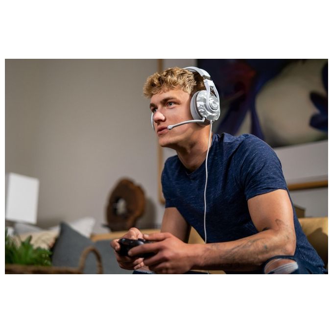 Turtle Beach TBS-6405-02 Recon 500 Cuffie Gaming Cablate Driver 60 mm Microfono Rimovibile Multipiattaforma colore Bianco