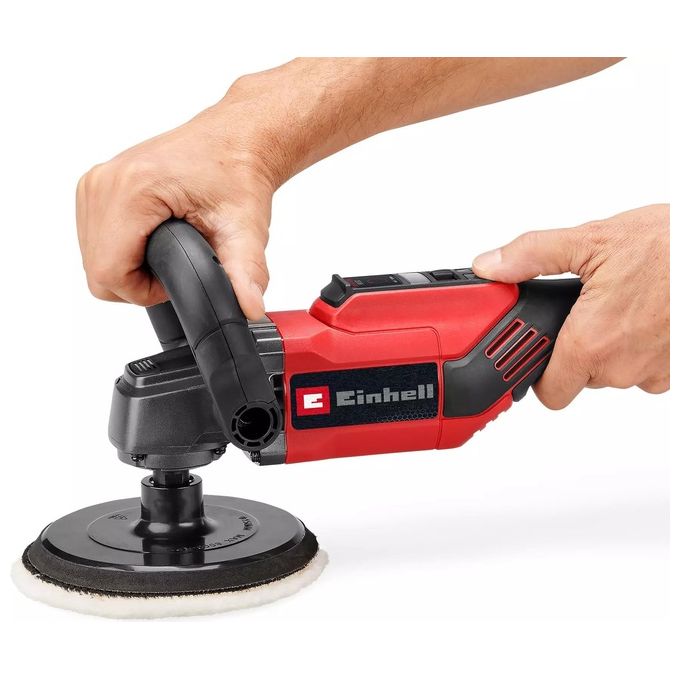 Einhell 2093250 CC-PO 1100-150 CE Lucidatrice rotativa per auto 1100 W 500-3500 rpm Diametro platorello 15 cm colore Nero Grigio Rosso