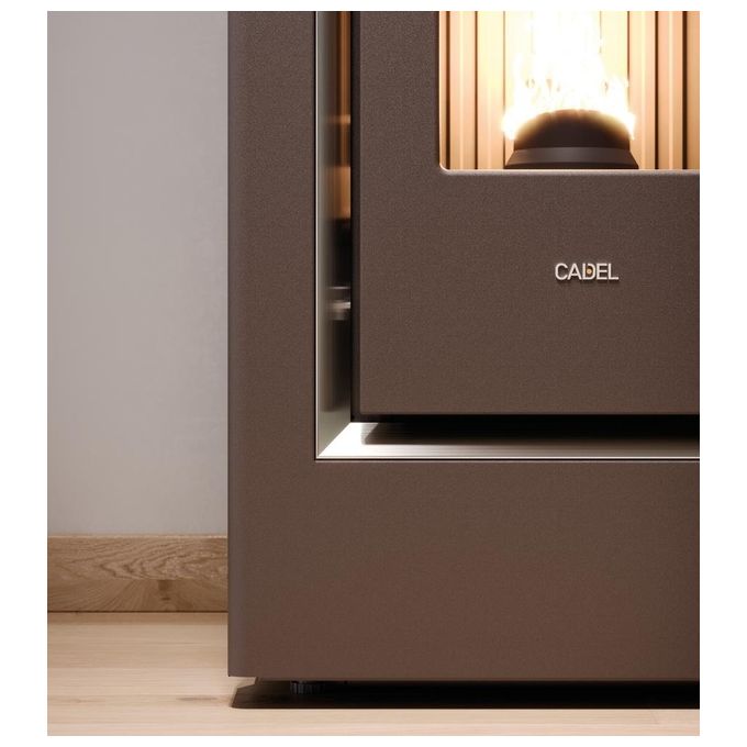 Cadel 7022071 Prince Stufa a Pellet 10,5 kW 109 m² Classe A+ Efficienza 90% colore Bianco