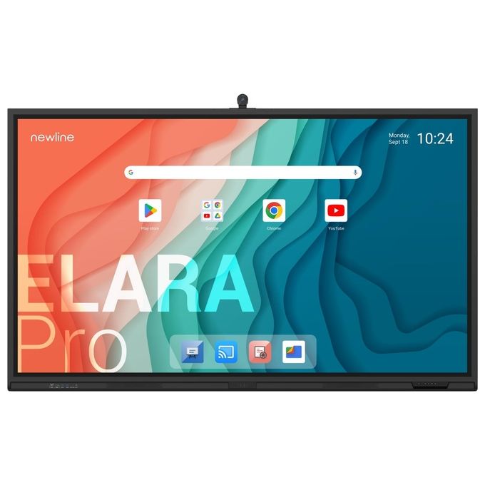 Newline TT-7523QCA+ Elara Pro Lavagna Interattiva 75'' 4K Ultra HD Android 13 50 Touch Points colore Nero