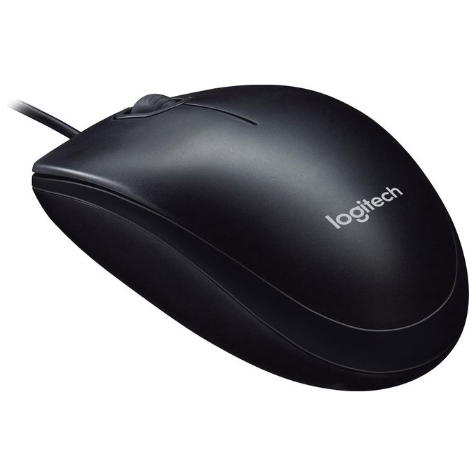 Logitech M90 Mouse Ottico USB Ambidestro 1000 DPI Nero per Ufficio e PC 2 Tasti