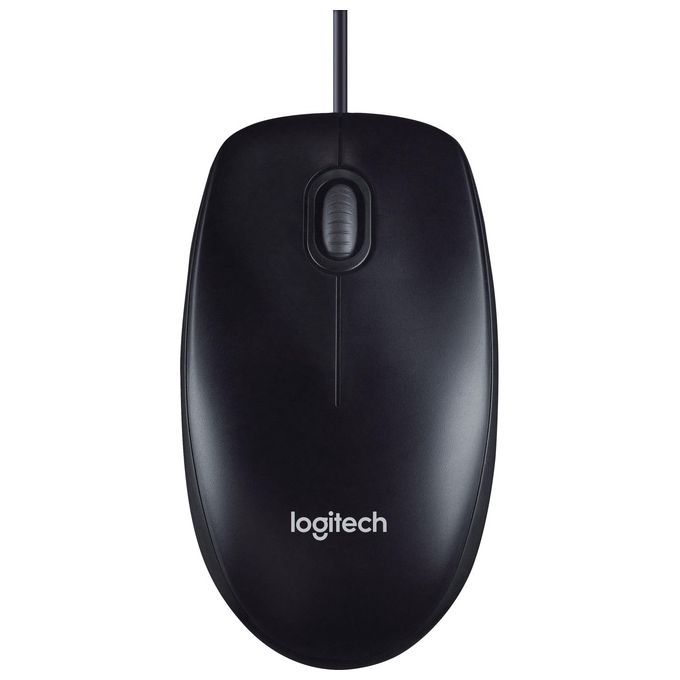 Logitech M90 Mouse Ottico USB Ambidestro 1000 DPI Nero per Ufficio e PC 2 Tasti