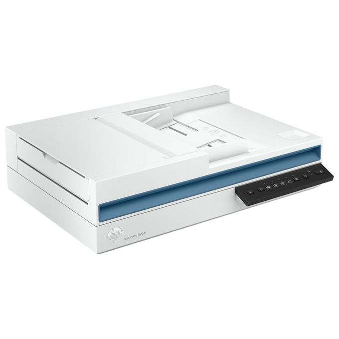 HP 20G05A ScanJet Pro 2600 f1 Scanner Piano e ADF A4 1200 dpi 25 ppm Fronte Retro ADF 60 fogli USB colore Bianco