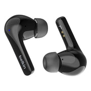 Belkin AUC010BTBK SoundForm Motion Auricolari True Wireless Cancellazione Attiva del Rumore Bluetooth 5.2 IPX5 fino a 24 ore di autonomia con custodia di ricarica wireless colore Nero