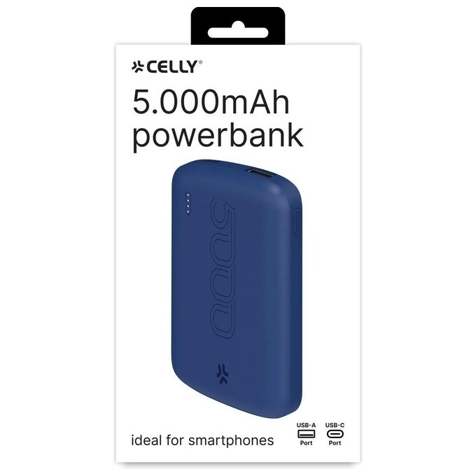 Celly PowerBank Energy 5000mAh Evo Blu
