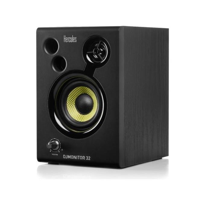 Hercules DJMonitor 32 Altoparlante 30W Nero Cablato RCA-3.5mm-Terminal