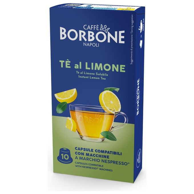 Borbone Respresso The al Limone Sacchetto 10 Capsule Compatibili Nespresso