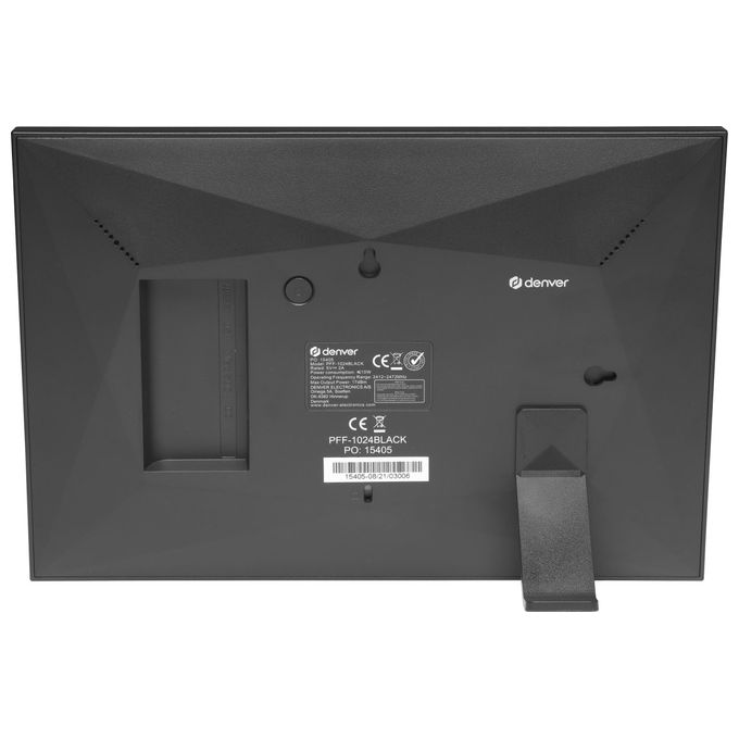 Denver PFF-1024BMK2 Frameo Cornice Digitale 10.1'' Touch Screen IPS Wi-Fi 16 GB colore Nero