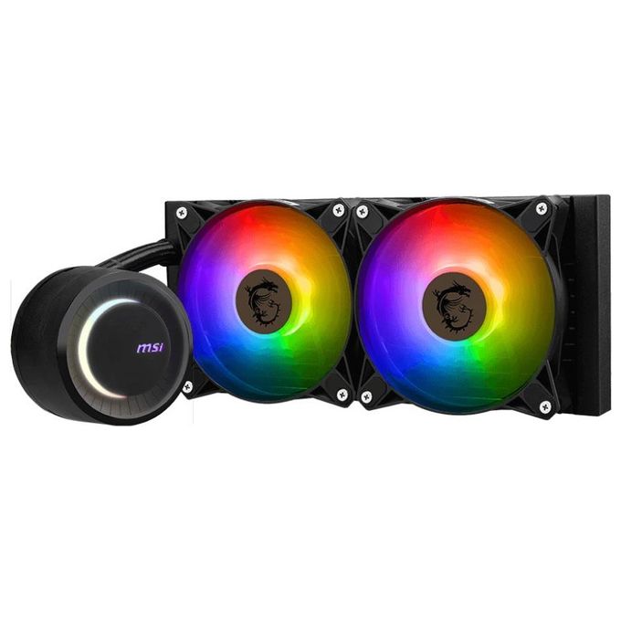 MSI 306-7ZW5E11-C24 MAG CoreLiquid E240 Raffreddatore a Liquido ARGB 2x120mm con Pompa 3000 RPM e Compatibilita' AMD AM5 AM4 Intel LGA1700 LGA1200 colore Nero