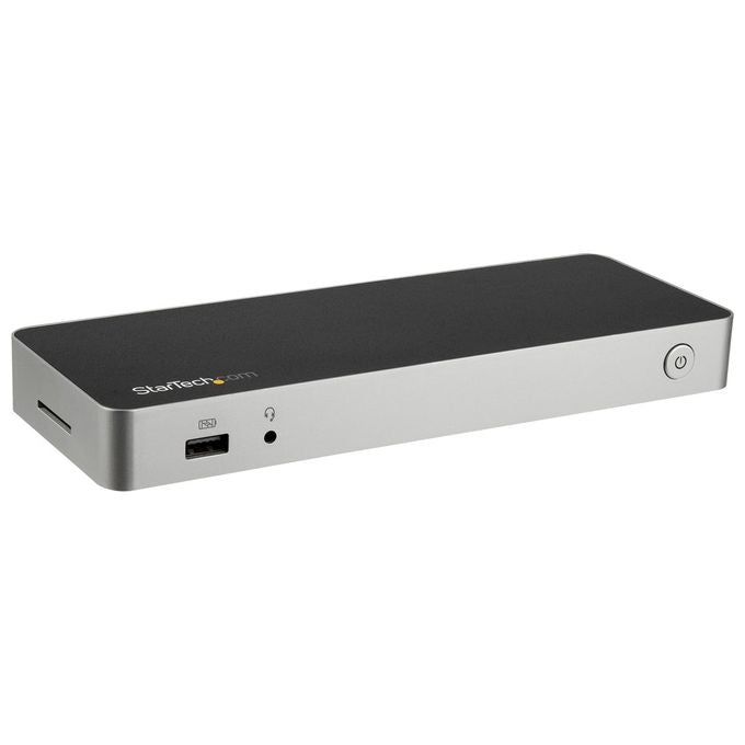 StarTech Docking Station Usb-C per Portatili a Doppia Uscita Video Dual-4K Usb Power Deliver 60W Lettore Scheda Memoria SD