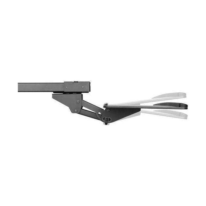 StarTech KBTRAYADJ Ripiano sotto scrivania regolabile per tastiera con supporto polsi e gestione cavi inclinazione ±15° rotazione ±20° colore Nero