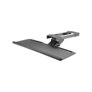 StarTech KBTRAYADJ Ripiano sotto scrivania regolabile per tastiera con supporto polsi e gestione cavi inclinazione ±15° rotazione ±20° colore Nero