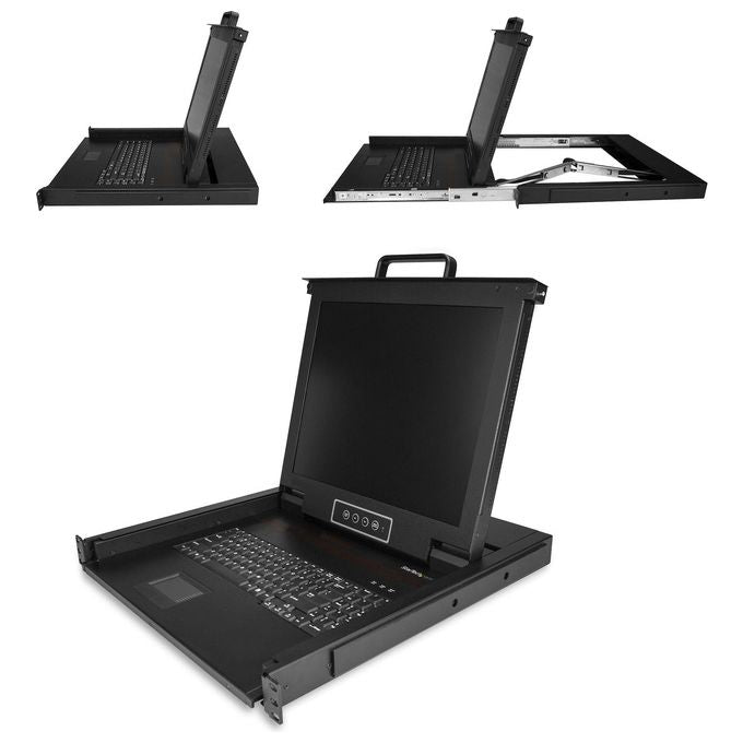 StarTech RKCONS1701 Console a Rack 43,2cm 17'' 1280x1024 Pixel Acciaio 1U
