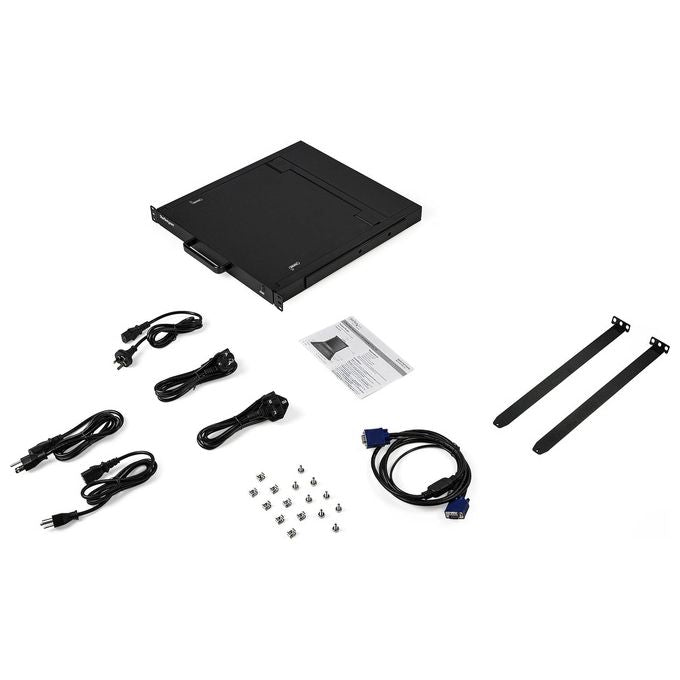 StarTech RKCONS1701 Console a Rack 43,2cm 17'' 1280x1024 Pixel Acciaio 1U