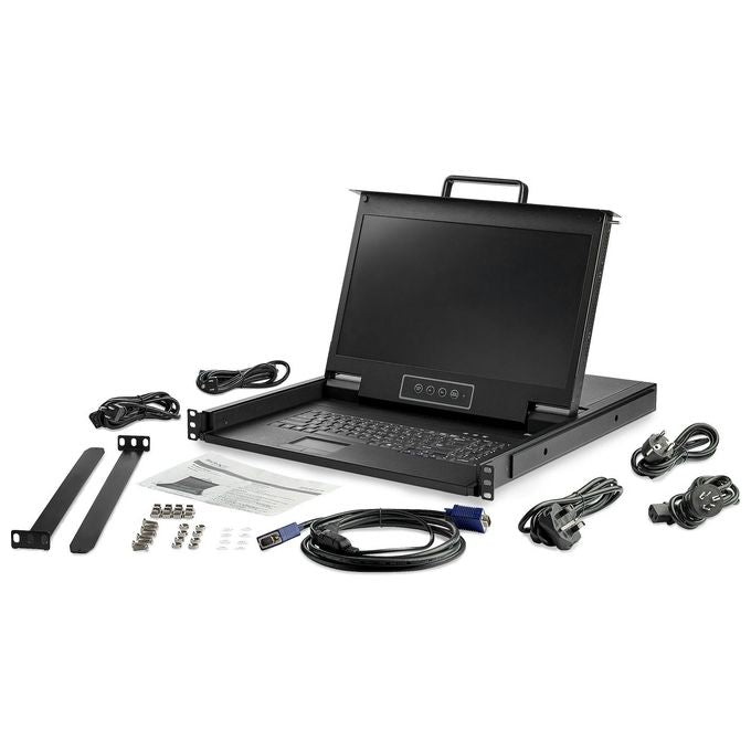 StarTech Console KVM per Server Rack con porta VGA 17,3''-1080p HD 1U