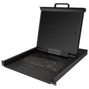 StarTech.com RKCONS1901 Console KVM per Armadio Rack 19'' VGA LCD 1U con Touchpad e Tastiera QWERTY colore Nero