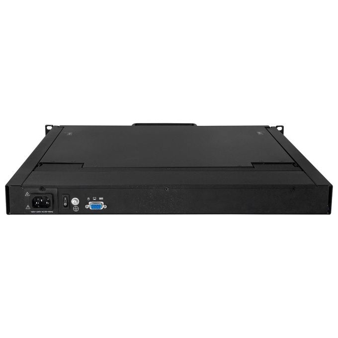StarTech.com RKCONS1901 Console KVM per Armadio Rack 19'' VGA LCD 1U con Touchpad e Tastiera QWERTY colore Nero