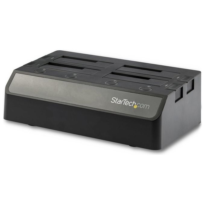 StarTech Docking Station per 4 Hdd-Ssd Sata da 2,5-3,5'' Dock Usb 3.1 10Gbps con UASP