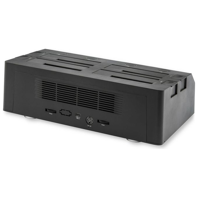 StarTech Docking Station per 4 Hdd-Ssd Sata da 2,5-3,5'' Dock Usb 3.1 10Gbps con UASP