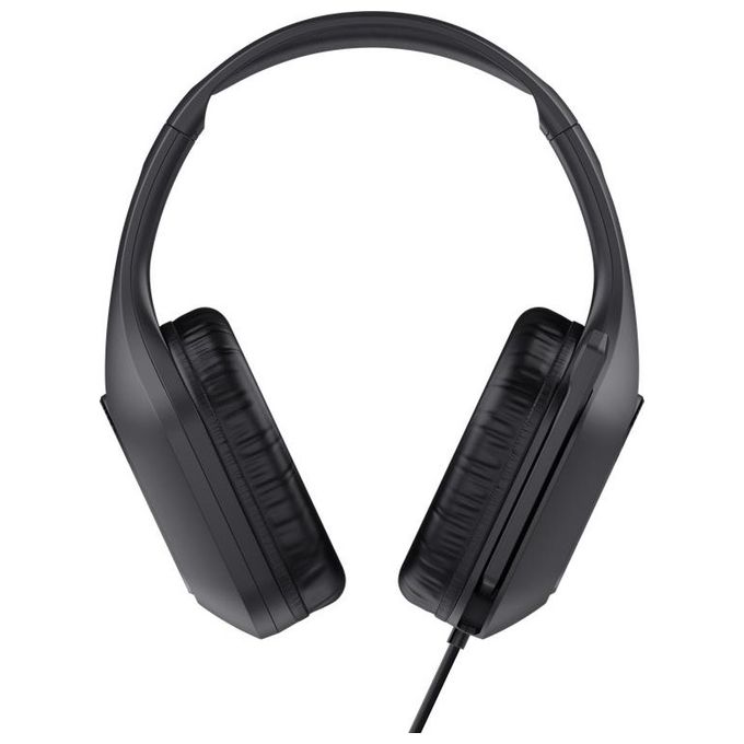 Trust GXT416 Zirox Cuffie Gaming Cablate Jack 3,5mm con USB per LED Driver 50mm Microfono Retrattile Controllo Volume On-Ear colore Nero