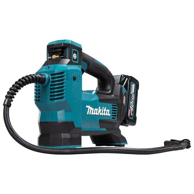 Makita MP001GZ Compressore Portatile a Batteria 40V max 11,1 bar 24 l-min con Display Digitale e Spegnimento Automatico colore Nero Blu