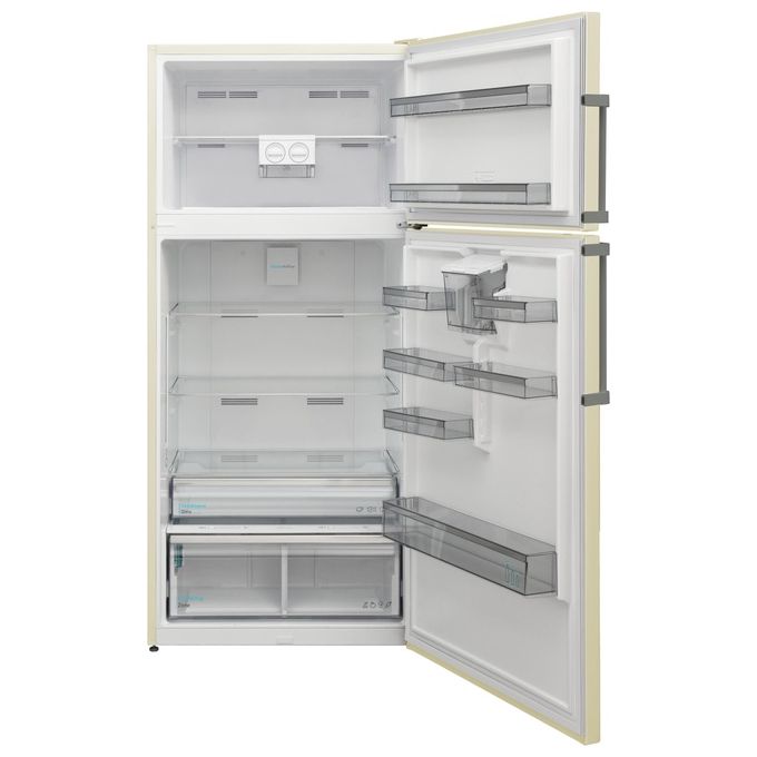 Sharp SJ-NTA35CHDJE Frigorifero Doppia Porta 587 L 186 cm Classe E 44 dB No Frost Dispenser Acqua colore Beige