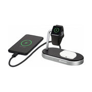 Verbatim 49556 WCS-02 Caricatore Wireless 3 in 1 con Ricarica Rapida QC 3.0 e Certificazioni Qi MFi colore Nero
