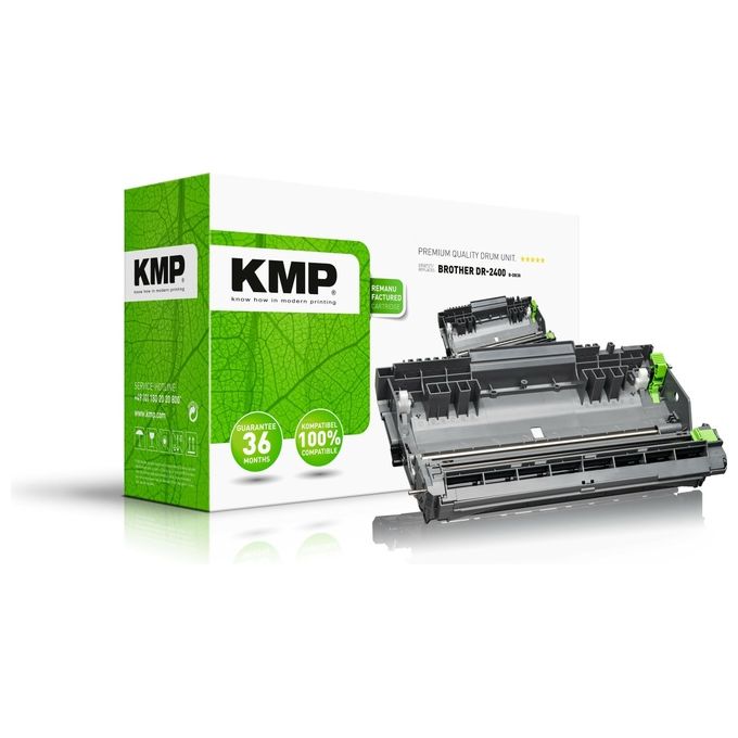KMP 1267,7000 Tamburo per Stampa Laser Compatibile Brother DR-2400 Rendimento 12000 Pagine colore Nero