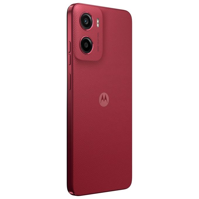 Motorola G05 Smartphone 4G 256GB 4GB RAM Display 6.67'' 90Hz Android 15 Doppia SIM Batteria 5200mAh colore Rosso