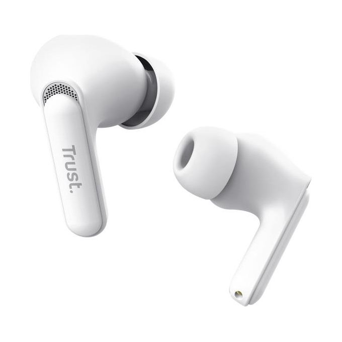 Trust Yavi Auricolare True Wireless Stereo (Tws) In-ear Usb Tipo-c Bluetooth Bianco