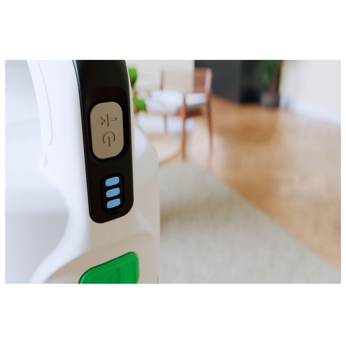Black and Decker REVSV18D1HF-QW Reviva Scopa elettrica 2 in 1 senza sacchetto 0,5 L 18 V 2 Ah 40 min autonomia colore Verde Bianco