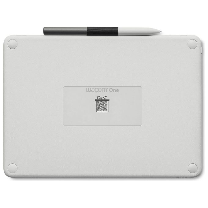 Wacom CTC6110WLW2B One M Tavoletta Grafica Penna EMR 4096 livelli 216x135mm USB Bluetooth 5.1 colore Nero Bianco