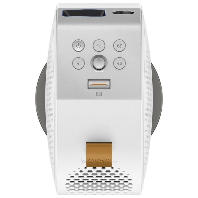 BenQ GV50 Videoproiettore Portatile DLP 1080p 500 ANSI lumen Laser Google TV Autofocus Bluetooth 18W colore Bianco