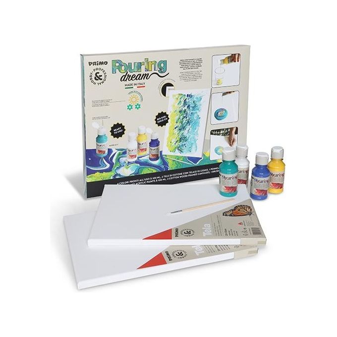 Primo Set Pouring Pronto all'Uso 4 Color